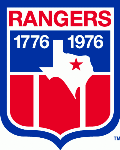 Texas Rangers 1976 Misc Logo iron on paper